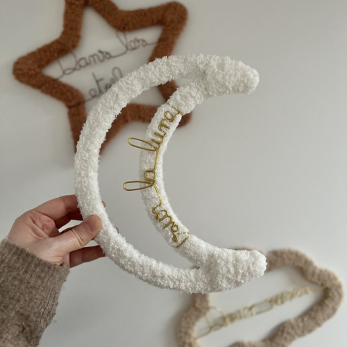 Décoration murale lune toute douce