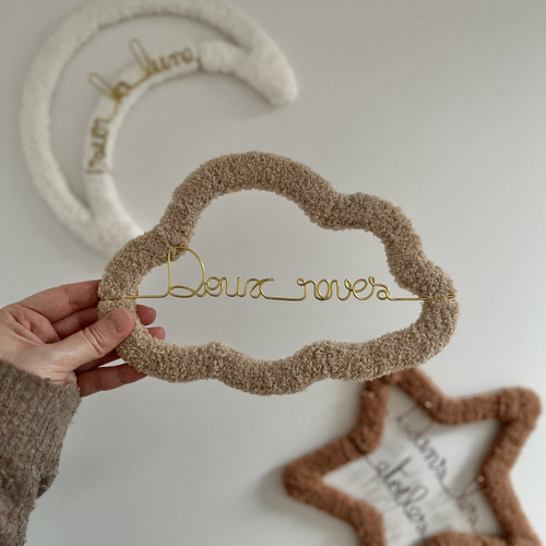 Décoration murale nuage tout doux