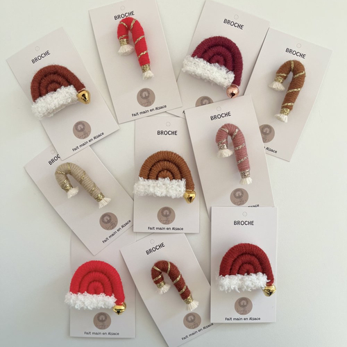 Broches de noël