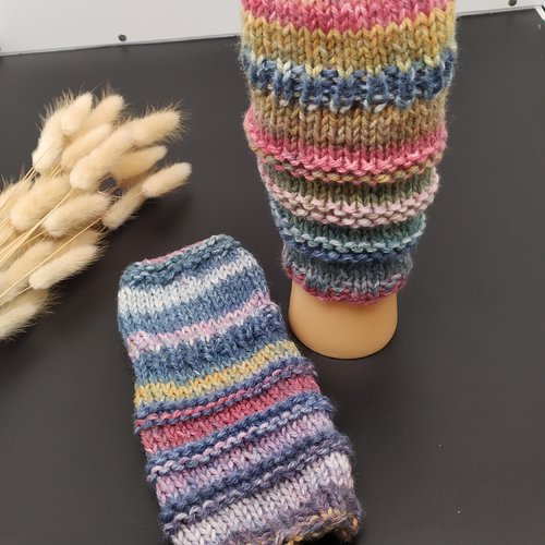 Mitaines laine pour femme