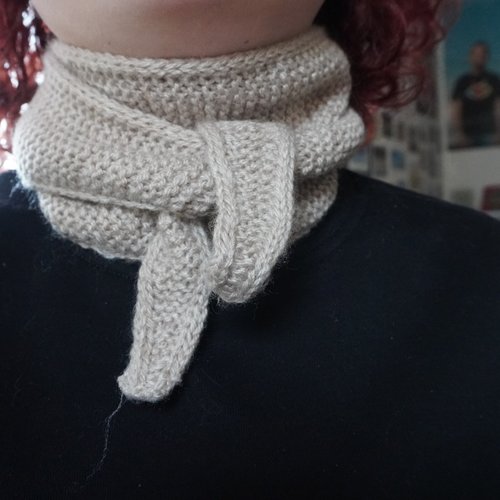 Mini écharpe laine pour femme