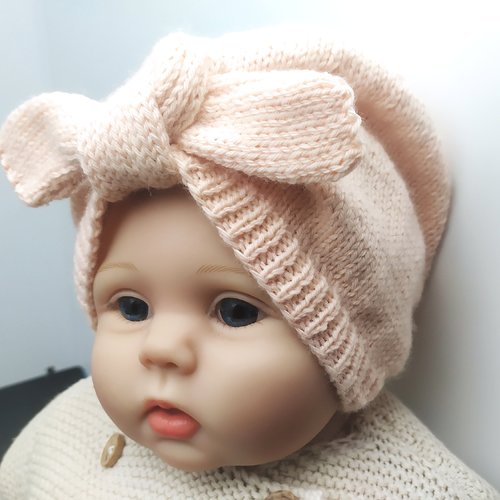 Bonnet turban bébé