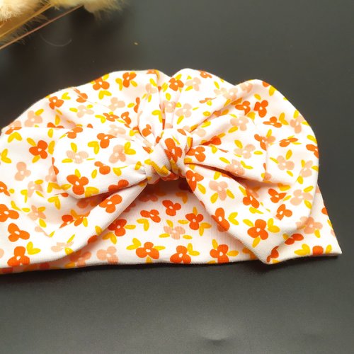 Bonnet turban coton pour bébé
