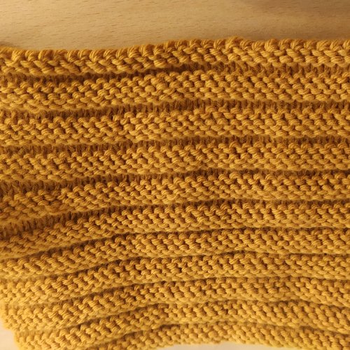Tour de cou bébé, enfant/ snood laine tricoté main