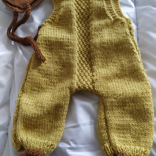 Salopette laine bébé