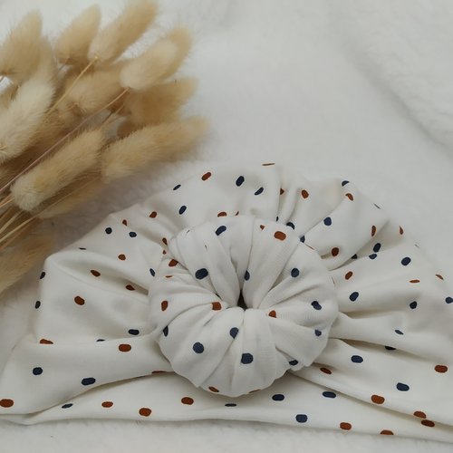 Bonnet turban bébé