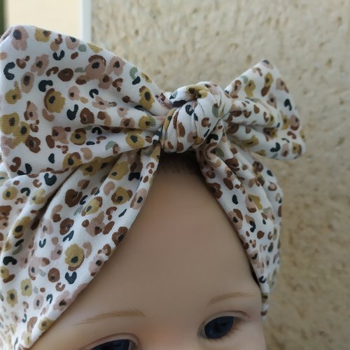 Turban coton bébé