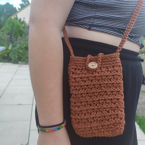 Pochette bandoulière pour téléphone portable