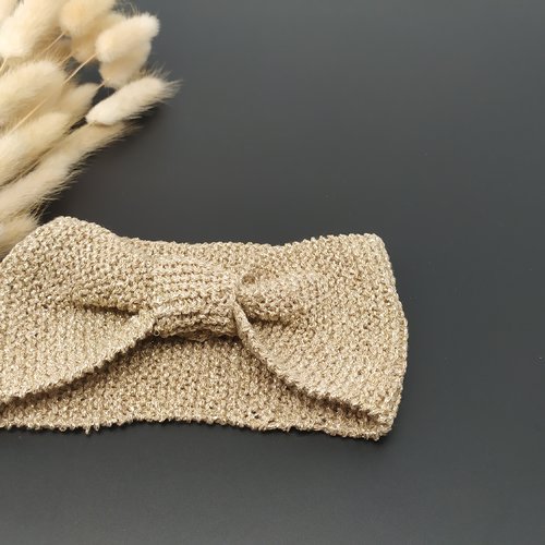 Bandeau coton bébé fille