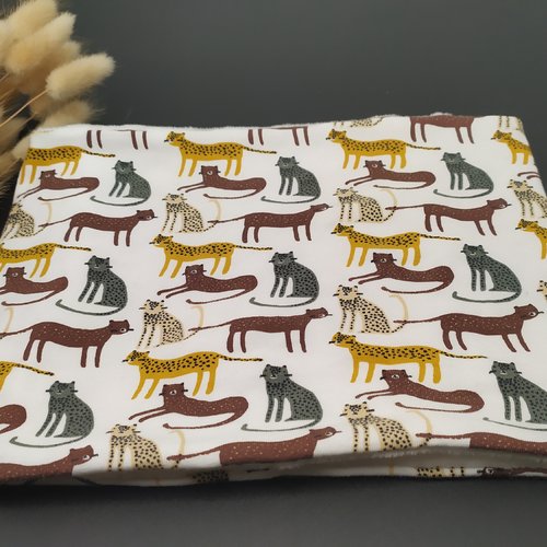 Tour de cou : snood motif chats pour enfants