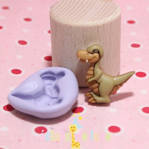 Moule en silicone dinosaure trex 22x25mm