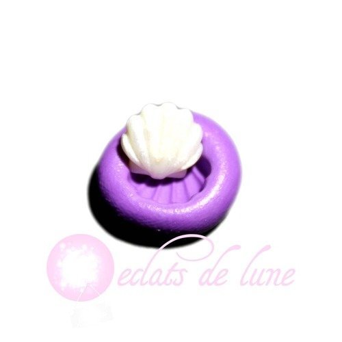 Moule en silicone mini coquillage 10mm