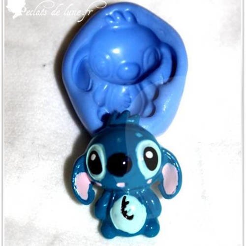 Moule silicone personnage stitch 30/25mm