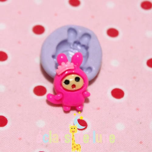 Moule silicone petit lapin 20/15 mm