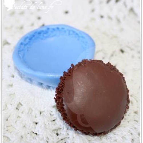 Moule silicone macaron 40 mm
