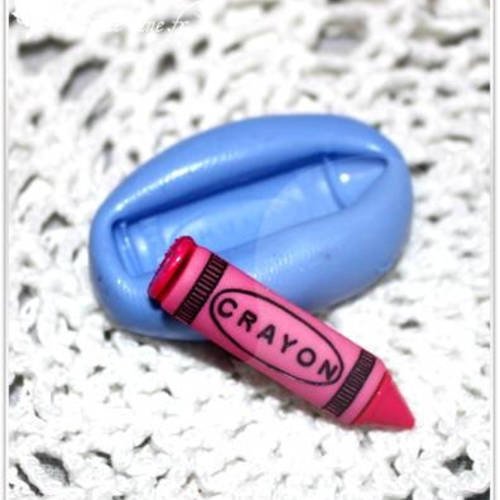 Moule silicone crayon de couleur 27mm