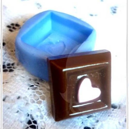 Moule en silicone carré de chocolat 15mm