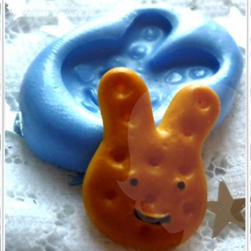 Moule en silicone biscuit lapin 20mm
