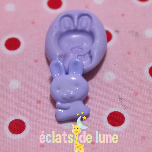 Moule silicone petit lapin 17/10mm