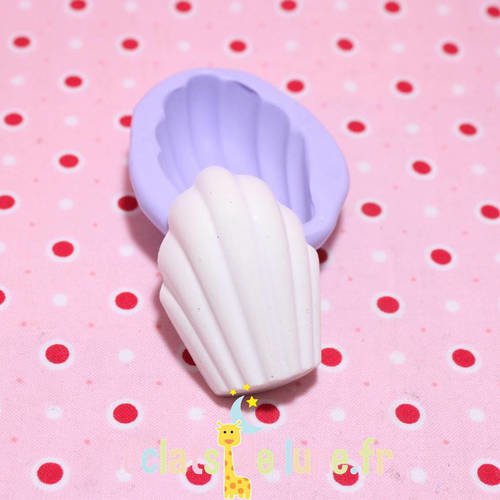 Moule silicone madeleine 45/32 mm