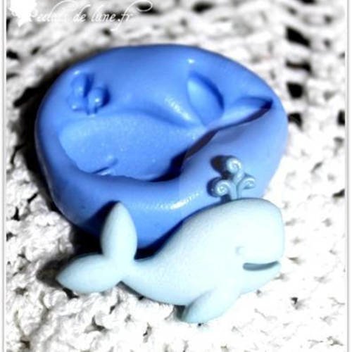 Moule silicone baleine 30 mm