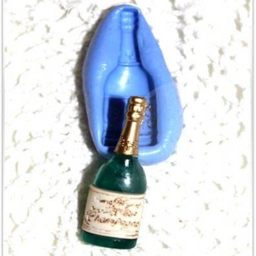 Moule silicone bouteille de champagne 37 mm