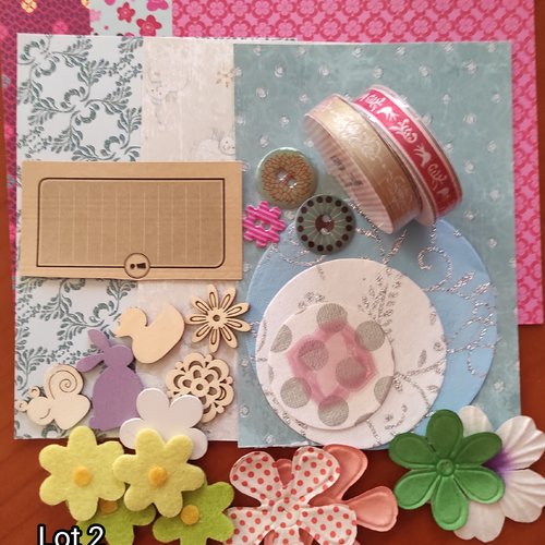 Set articles scrapbooking