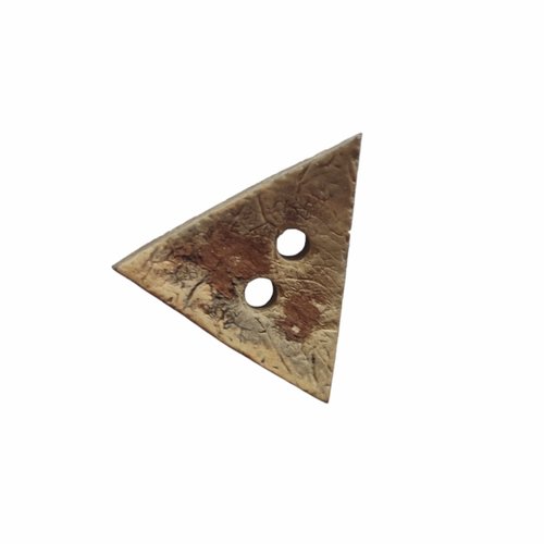 Bouton triangle 3 x 3,6 cm en coco