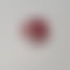Chunk/bouton pression strass blanc, rose et rouge cap38