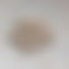 Perles rondelles à facettes beiges 6x4mm x30 pblc1-20