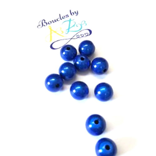 Perles magiques bleues 10mm x10 pble1-22