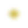Estampe filigrane losange jaune 39x30mm ja12-2
