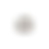 Connecteur chandelier rond argenté, 7 trous co-45