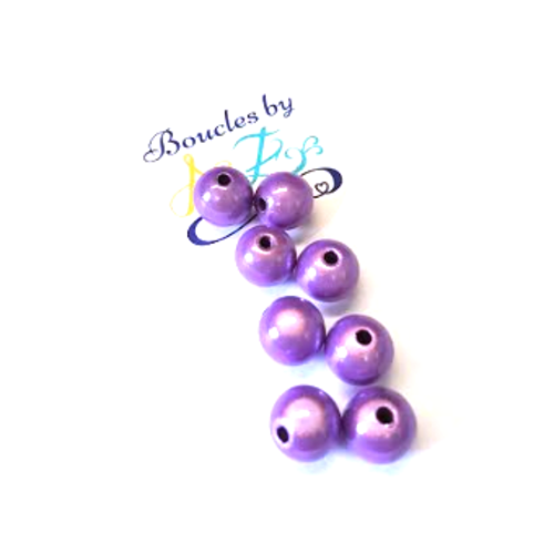 Perles magiques violettes 10mm x10 pvi1-22