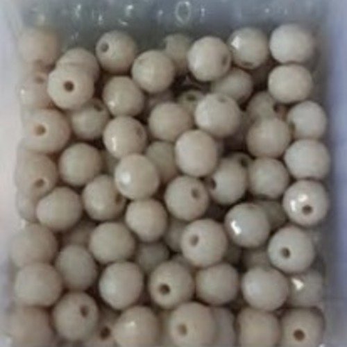 Perles à facettes grises 4x3mm x50 pgr2-16