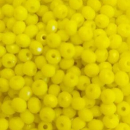 Perles à facettes jaunes 3x2mm x100 pja3-8.