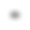 *estampe rond fleuri noir 30mm geno-43.*