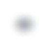 *estampe rond fleuri bleu marine 30mm geble-54.*