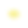 *estampe rond fleuri jaune 30mm geja-42.*