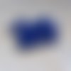 Perles rondelles à facettes bleues 6x4mm x30 pble5-12