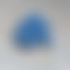 Perles rondelles à facettes bleu ciel 6x4mm x30 pble5-13