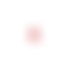 Breloque filigrane hippocampe rouge 21x11mm rou16-1