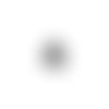 *estampe goutte noire 32x20mm no18-2*
