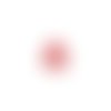 Estampe goutte rouge 32x20mm rou16-7.