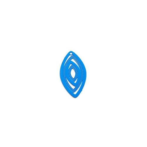 *estampe ovale bleu 31x17mm ble29-2.*