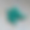 Perles rondelles à facettes turquoises 6x4mm x30 ptu3-14.