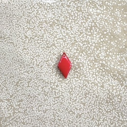 Sequin émaillé losange rose fuchsia 15x8 mm laiton doré – sequin losange bijoux diy ros6-10