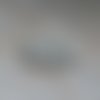 Perles rondelles à facettes blanches 4x3mm x50 pblc4-7
