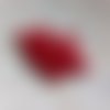 Perles à facettes rouges 8x6mm x20 prou4-20