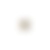 Intercalaire rond motif fleuri bronze br8-4